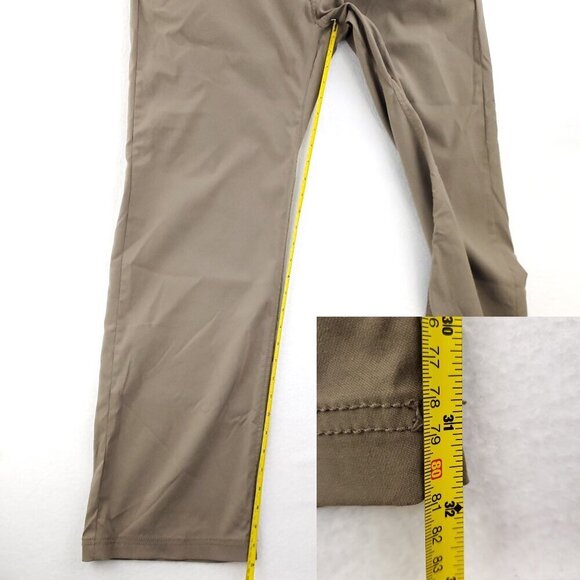 prAna Brion Pants Slim Fit Stretch UPF 50+ Water Repellent Hiking Men's 38x32 - Picture 7 of 12